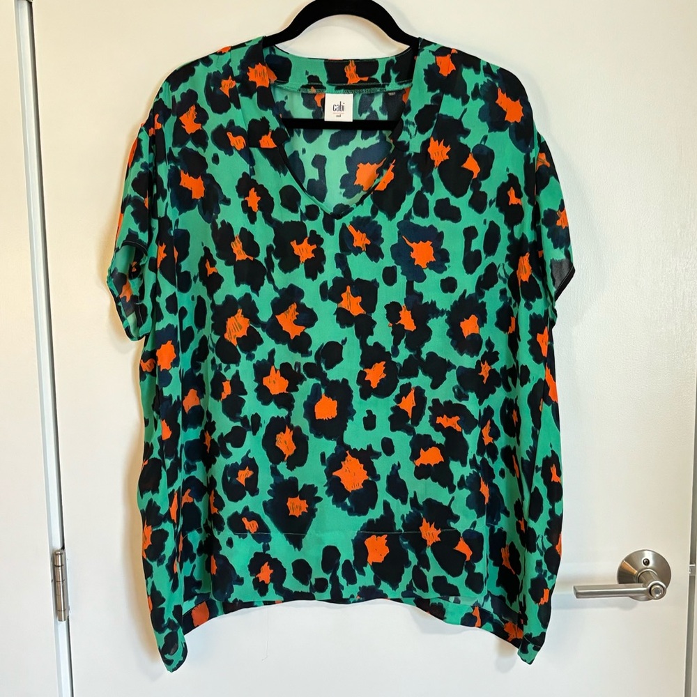 CAbi Short Sleeve Blouse